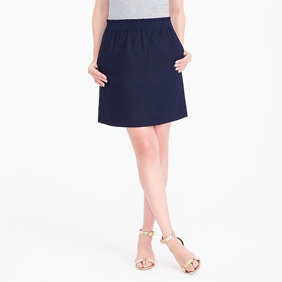 J. Crew Dresses & Skirts - ⭐J.CREW Linen-Cotton Sidewalk Mini Skirt (size 4)